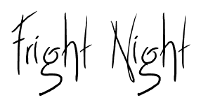 Fright Night font